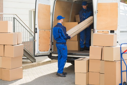 Commercial moving team planning a business relocation in Acton