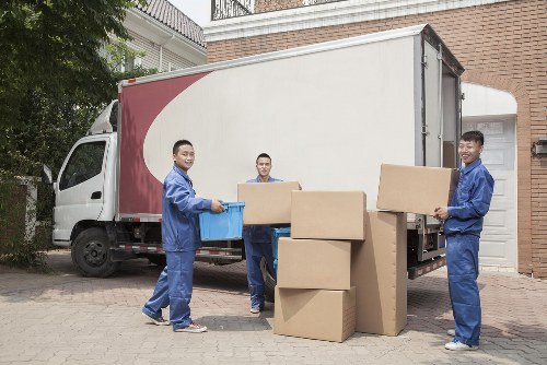 Removal team planning a move in Acton near local residential streets