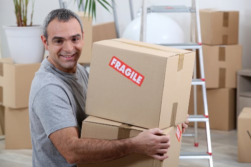 Removals van ready for a local move in Acton