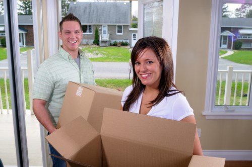 Flat move preparation in Acton with furniture protection and boxes
