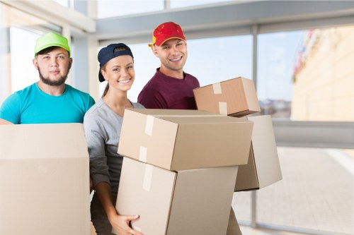 Team member investigating a removals service concern