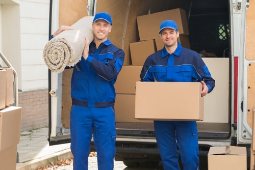 Customer booking a removals service and confirming details