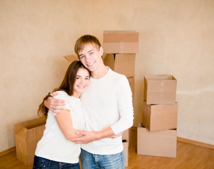 Careful furniture handling during a residential move in Acton