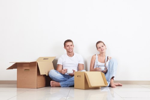 Careful packing and protection for fragile household items