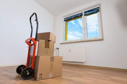 Local Acton removals team handling furniture transport