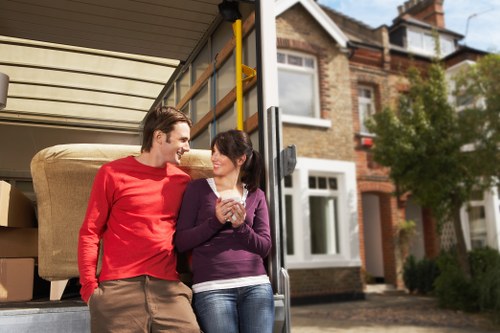 Furniture loading for a man and van service in Acton